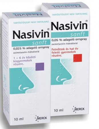 Nasivin Sanft 0,25mg/ml oldatos orrspray